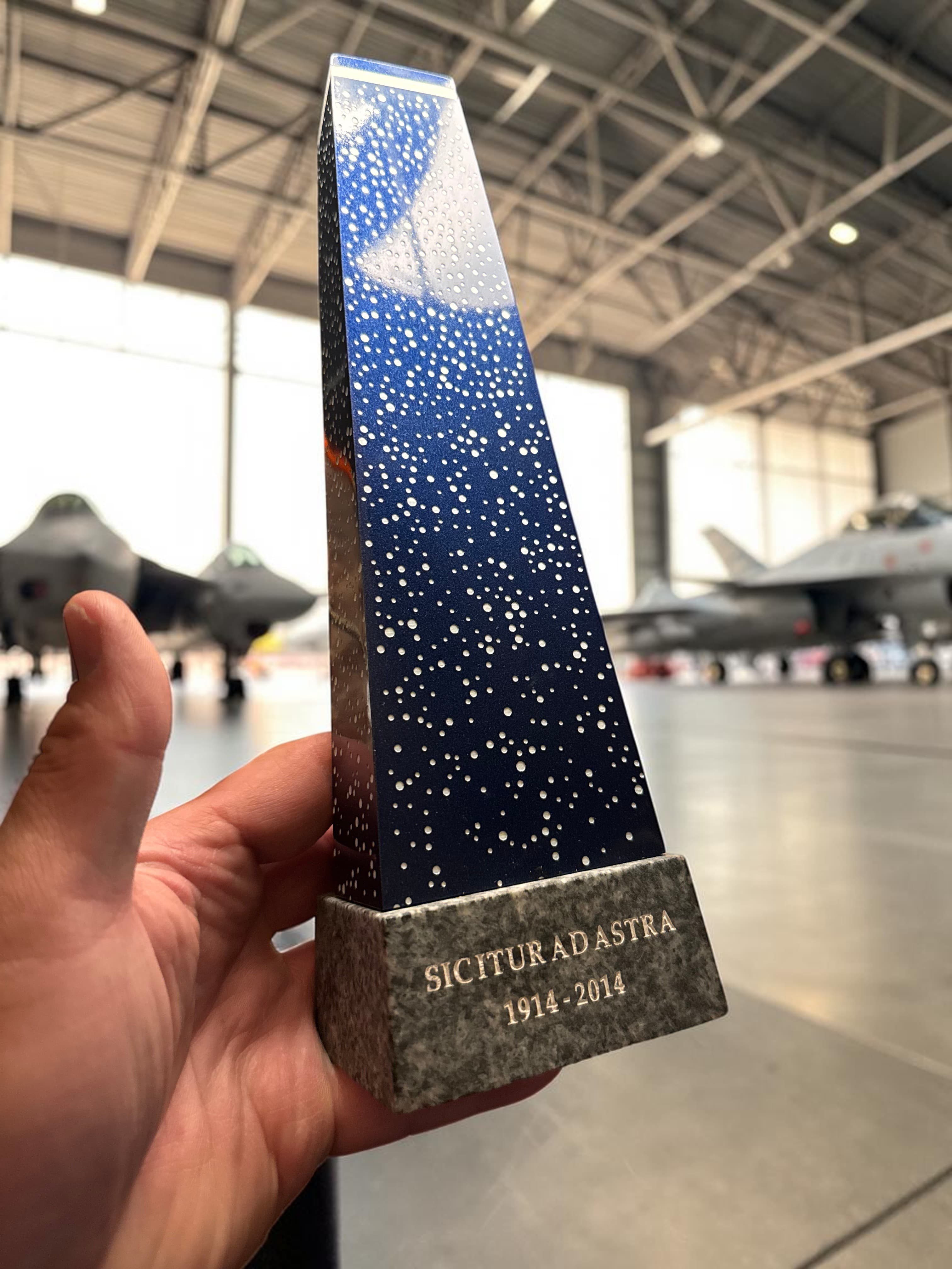 Engraving the Stars for the Ad Astra Monument Replica