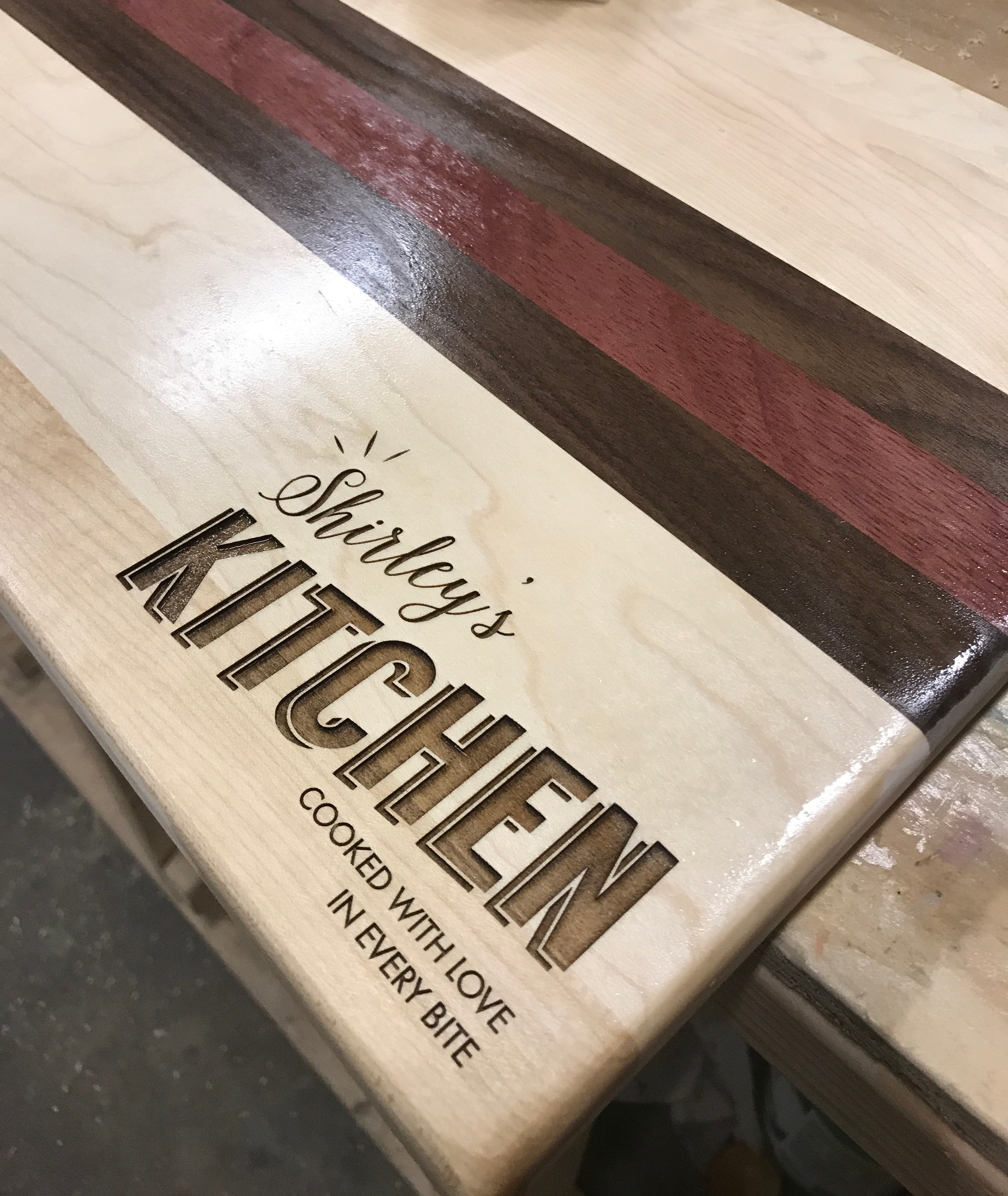 Custom Cutting Boards — From Glue-Up to Engraving