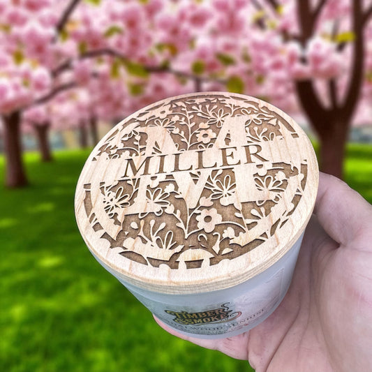 Family Name Candle - Maple